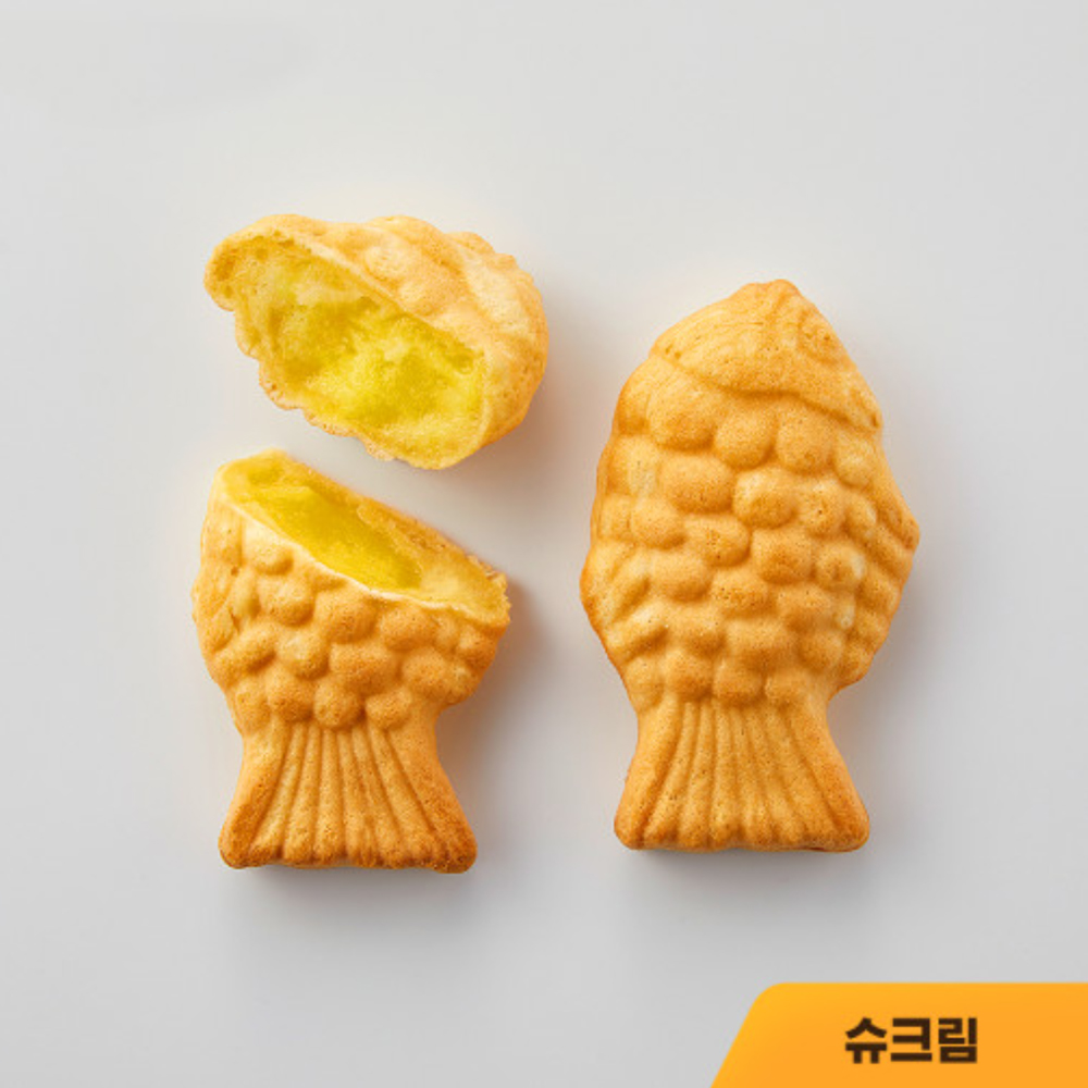 우리밀 미니 붕어빵 슈크림 50g x 20개